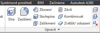 3D operace na modelu: Budou nás zajímat jen závit, zaoblení, zkosení a možná