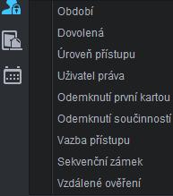 SmartPSS další oprávnění První karta - uživatel, který má povolený první vstup, musí do dveří vejít první.