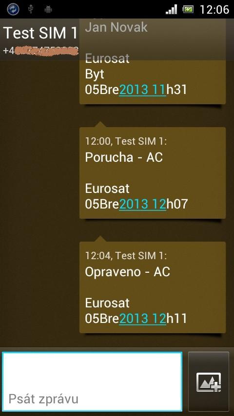 Opraveno - nizke napeti na bezdratu 1-2-3-5 Opraveno - dohledu na bezdratu 1-2-3-5 Opravena AUX vystupu na ustredne 1 Opravena - GSM sit 1 Opravena - komunikace GSM modulu s ustrednou Opraveno GPRS