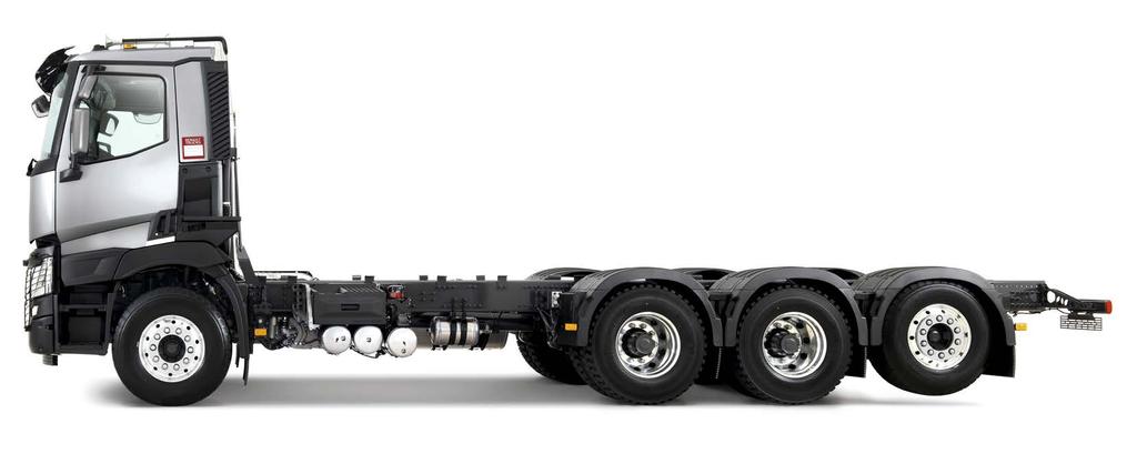 RENAULT TRUCKS_ 18 19 RENAULT TRUCKS_ ZÁRUKA MOBILITY NA SILNICI I NA STAVENIŠTÍCH Vozidla modelové řady C jsou zárukou vyjímečné průchodivosti všemi typy