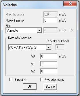 EXAMPLE 2: Průtok Měřená veličina: Volitelná Měřící metoda: Inteligentní sonda přes RS485/MODBUS