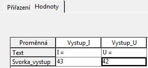 Příloha C 130 Po definování prom nných a jejich p i azení hodnotám, které je t eba m nit, lze v záložce Hodnoty vytvo it sady hodnot p es kontextové menu > Nová sada hodnot.