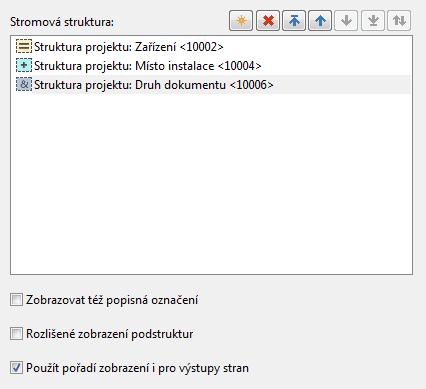 (strany), viz Obr. 2-7. Po adí lze jednoduše p ehodit pomocí šipek v horní části. 2.2.4 Nastavení filtr Obr.