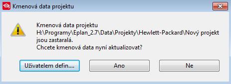 C-3) lze zvolit Název projektu, Umístění projektu ( $(MD_PROJECTS) odpovídá standardnímu umíst ní podle nastavení správy uživatele) a použitou Šablonu projektu. Obr.
