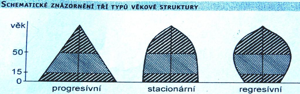 -typ charakteristický pro rozvinutější asijské státy a některé státy latinské Ameriky regresivní typ -postreprodukční složka převažuje nad dětskou, -vzhledem k dané intenzitě úmrtnosti dětská složka