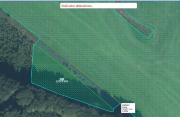 Například úprava (zmenšení) zákresu polygonu ENVIRO na průnik s vybraným DPB. Postup: Přes pravé tlačítko myši vyberte cílový polygon.