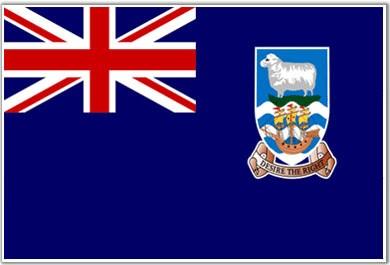 Příloha č. 3: Vlajka Falklandských ostrovů (Zdroj: http://www.mapsofworld.