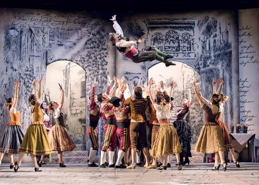Mancha CHOREOGRAFIE MICHAL ŠTÍPA podle MARIUSE PETIPY a ALEXANDRA GORSKÉHO ASISTENTKA CHOREOGRAFA MAŁGORZATA CHOJNACKA HUDEBNÍ NASTUDOVÁNÍ ADAM SEDLICKÝ DIRIGENT JIŘÍ HABART (19. 4., 22. 5.