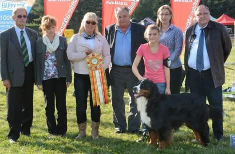 nad Černými lesy CZE Výborný 1, CAC, Klubový vítěz, BOB BSP Kat.č. 174 Ch. Indy Van t Stokerybos, nar. 30.10.2009, otec: Ich.