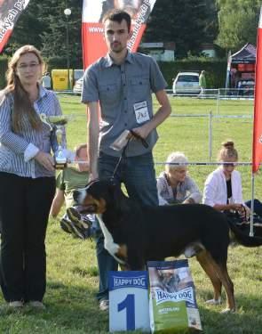 Alma Wolin Dogs Chovatel: Jaroslava Havelková, Roztoky u Prahy CZE Majitel: Vladimír Drahoňovský, Horoměřice CZE Výborný 1, CAC,