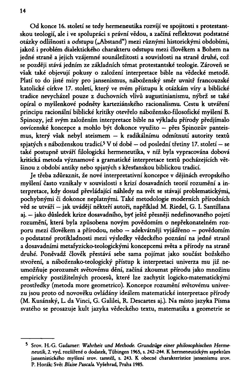 14 Od konce 16.