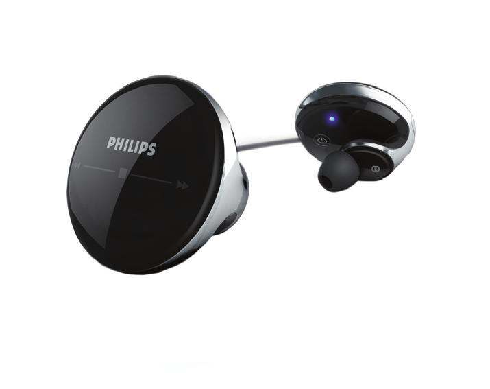 6.2 Párování stereofonních sluchátek Philips Tapster Bluetooth s mobilním telefonem 2 Zkontrolujte, zda je váš mobilní telefon zapnutý a je u něj aktivována funkce Bluetooth.