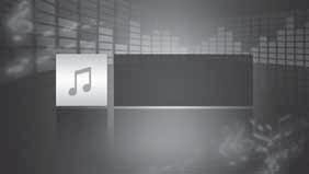 Režim hudba podporuje souborové formáty MP3 a AAC.