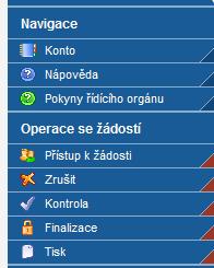 2.19 Kontrola Po vyplnění všech záloţek je nutné provést následnou kontrolu projektu.