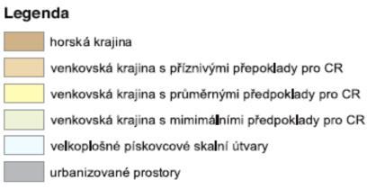 Obrázek č. 18 Potenciál cestovního ruchu Plzeňského kraje 56 Mezi středisky cestovního ruchu (viz grafická příloha č. 1.4.1/1.