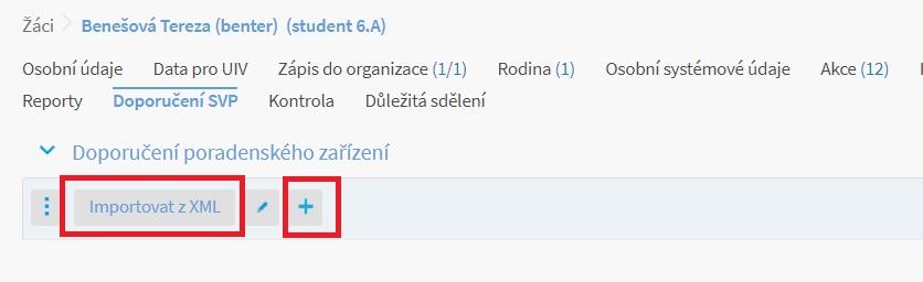 Otevře se nové okno s položkami k vyplnění. Dle dodaného doporučení je třeba vyplnit odpovídající pole.