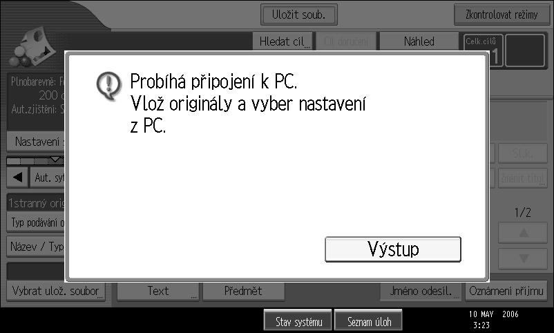 Skenování originálù síëovîm skenerem TWAIN Popis síëového skeneru TWAIN Tato èást podává pøehled funkce síëového skeneru TWAIN. V reôimu skeneru TWAIN mùôete sdílet toto zaøízení mezi více poèítaèi.