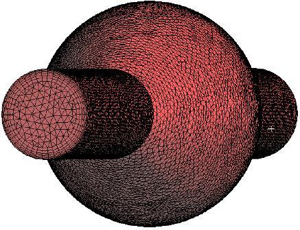 Všechny sítě byly zahuštěny v oblasti vzniku mezní vrstvy. Obrázek 25: Různé kvality výpočetní sítě idealizovaného 3D modelu AAA.