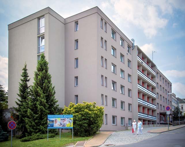 Budova Kliniky plicních nemocí a tuberkulózy Fakultní nemocnice v Olomouci Fotografie: Archiv FN Olomouc, LF UP, Milada Hronová, Renata Zittová,