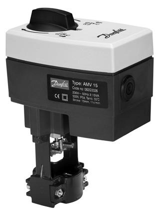 Datový list Modulačně řízené servopohony AME 15(ES), AME 16, AME 25, AME 35 Popis AME 15(ES), AME 16 AME 25, AME 35 Servopohony AME se používají společně s ventily VRB, VRG, VF, VL, VFS 2 a VEFS 2 do