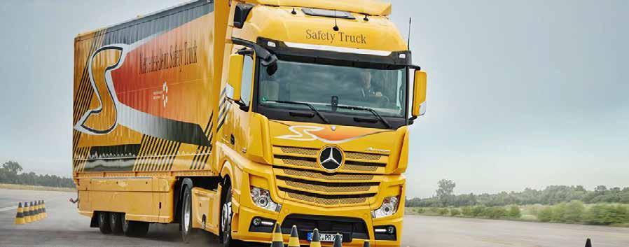 Mercedes-Benz Trucks: průkopník v oblasti bezpečnosti!