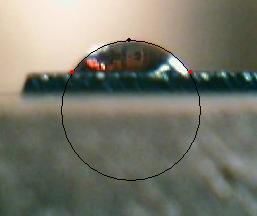 6: Kapka glycerolu, vypočtený