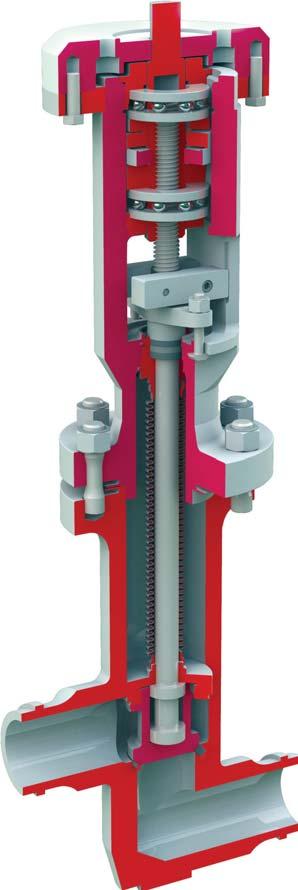 1 2 3 5 VENTILY ZPĚTNÉ GLOBE, CONTROL, OTHER VALVES / Provozní parametry Operating data / C 250 275 300 250 300 335 350 Materiál tělesa / Material of body / Pp (MPa) 1 08Cr18Ni10Ti Přípustný provozní