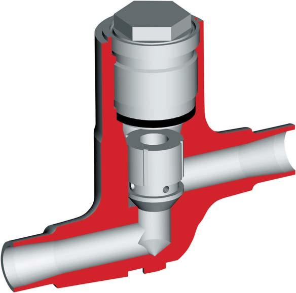 1 2 3 5 VENTILY PISTON CHECK VALVES / Technický popis Technical description A10, A11, A13 DN 10 0 Těleso zápustkový výkovek s přesazenými nebo rovnoosými hrdly, třmen litý, vzájemně spojené