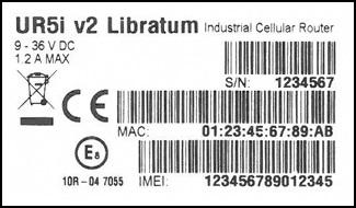 5.2 Značení dodávky Obchodní název Objednací kód 1 Popis UR5i v2 Libratum BB-UR2L61001y-zzzz Verze v plastové krabičce UR5i v2 Libratum s WiFi BB-UR2L61071y-zzzz Verze s WiFi v plastové