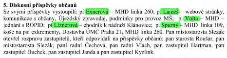 Ukázky dalších osobních