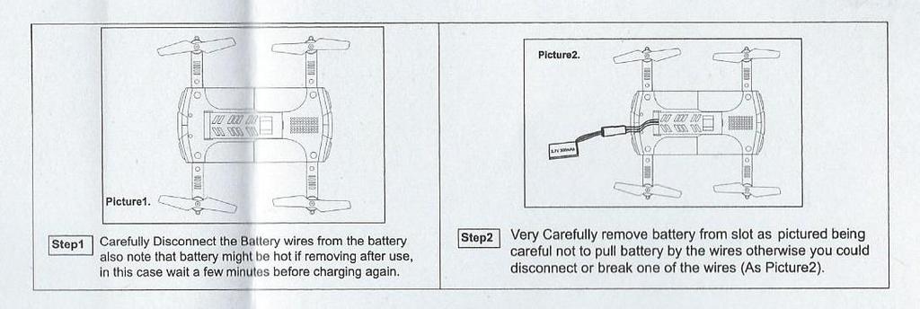 V případě, že rc-model delší dobu nepoužíváte, je nutné baterii z rcmodelu vyjmout a uskladnit na chladném a suchém místě v dostatečné