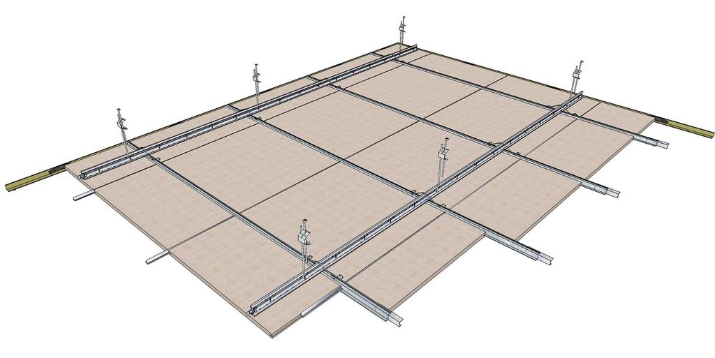 4,0 m V-PH24/38 Hlavní T-profil 3,60 m PHV Spojka pro nosný profil PH21 UK Drátěný třmínek S10 Závěs s fixovacím