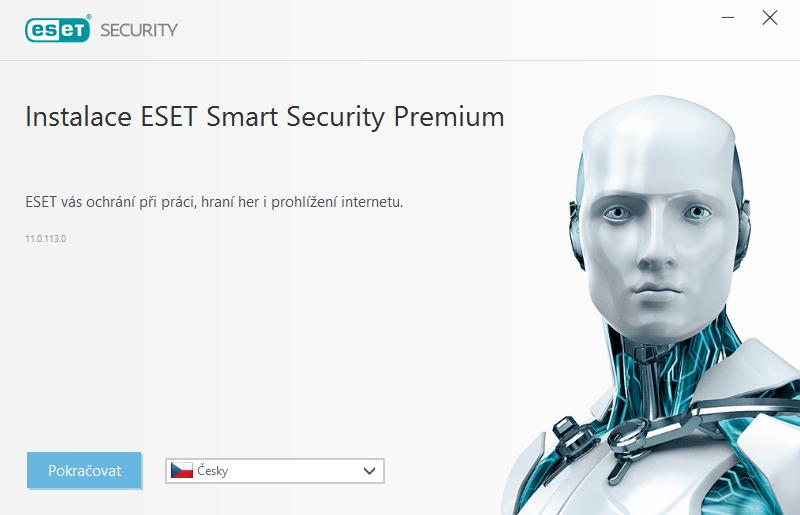 samotný má malou velikost, všechny potřebné soubory pro instalaci ESET Smart Security Premium budou staženy automaticky. při nákupu licence.