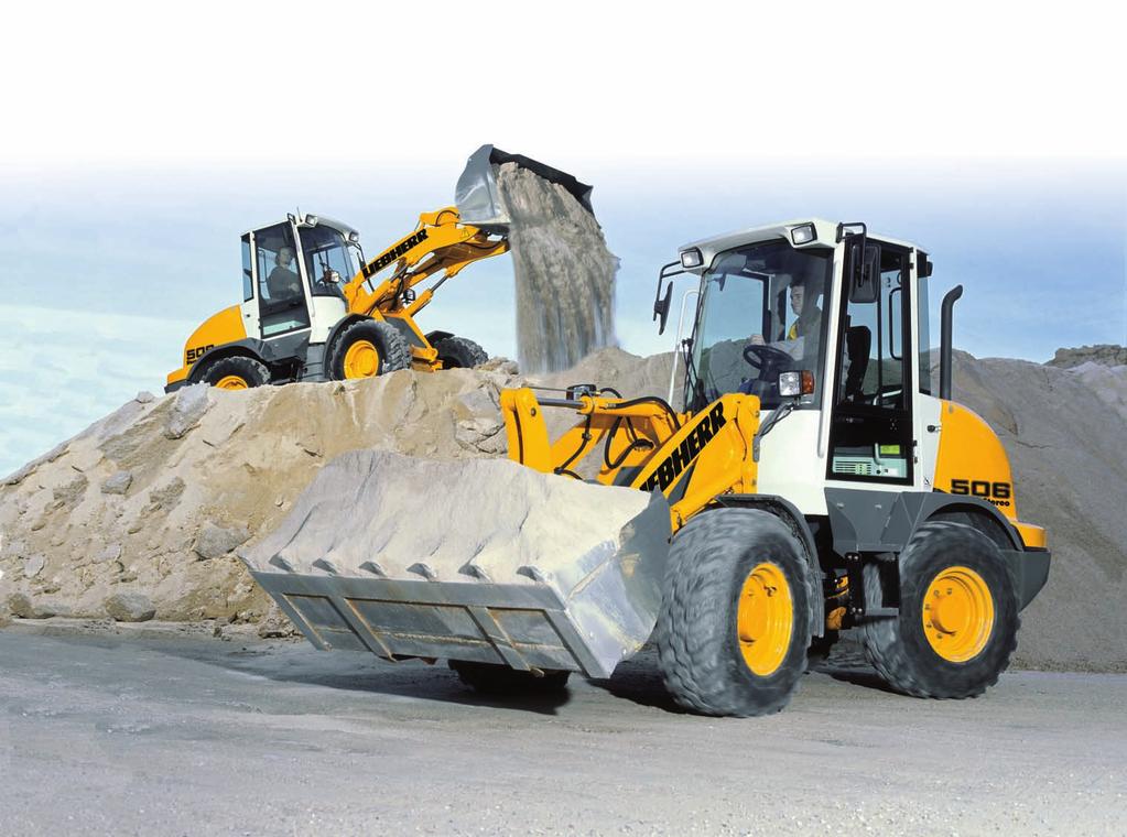 Výkonnost Nové stereo nakladače Liebherr představují flexibilní, výkonné, víceúčelové nakladače. Jedinečný řídicí systém zajišťuje jejich vynikající ovladatelnost.