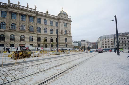 doprava v Ječné ulici, která je dnes na hraně kapacity.
