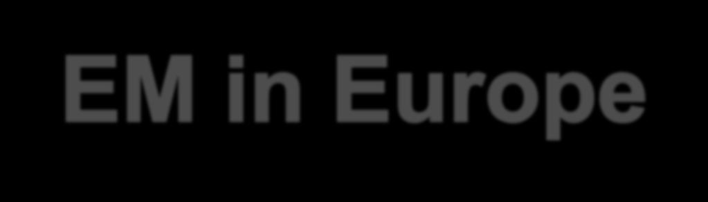 January 2016 Map of the countries of the European Union showing the status of the specialty of