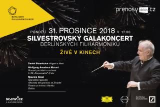 Silvestrovské gala s Danielem Barenboimem Přímý přenos Berlínské filharmonie. Silvestrovské gala Berlínské filharmonie s Danielem Barenboimem.