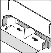 Nejchladněji je bezprostředně nad zásuvkami na zeleninu a při zadní stěně. V horní části vpředu a ve dveřích je nejtepleji. u Přihrádky ve dveřích lze pro čištění rozebrat. 5.1.