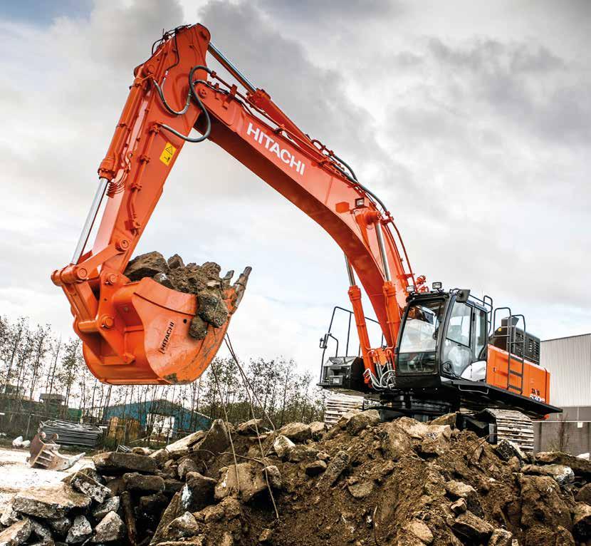 Řada ZAXIS-6 HYDRAULICKÉ RYPADLO Kód modelu : ZX530LCH-6 Jmenovitý výkon motoru : 270 kw