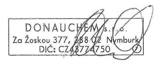 Zpráva o vztazích spolenosti DONAUCHEM s.r.o. k 3. 9. 217 4.3. DLOUHODOBÉ ZÁVAZKY Spolenost mla následující dlouhodobé závazky k propojeným osobám k poslednímu dni úetního období.