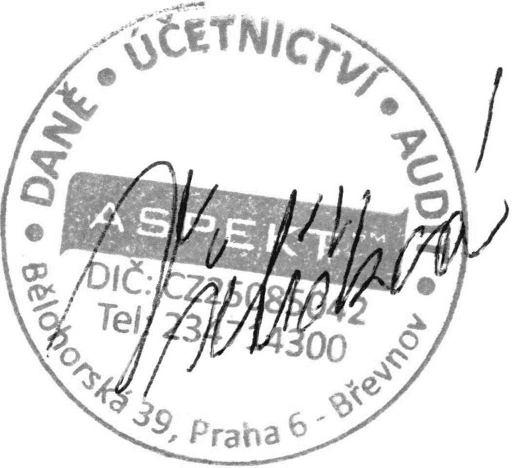 ÚETNÍ ZÁVRKA V PLNÉM ROZSAHU ke dni 3. záí 217 (údaje jsou vyísleny v celých tisících K) sestavená v souladu se zákonem. 563/1991 Sb. o úetnictví, ve znní pozdjších pedpis, s vyhláškou. 5/22 Sb.