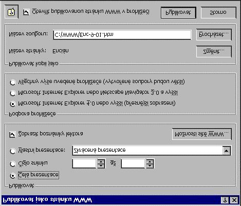 Kapitola 9: Soubor 67 Formáty uložení 9.10 Uložit jako Příkazem SOUBOR, ULOŽIT JAKO ukládáme prezentaci pod zadávaným názvem a na vybrané místo.