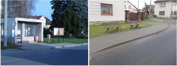 na které cestující čekají na daný spoj, případně na kterou cestující vystupují, slouží jako nájezd do prostoru obytného domu.