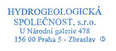 11 7. ZÁVĚR Na základě objednání jsme zpracovali hydrogeologické posouzení příčin nízkého stavu hladin vody ve studnách v obci Oseček.