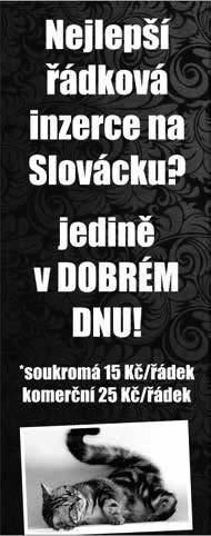 . Po podepsání smlouvy nabízíme příspěvek 5 000 Kč. Tel.: 602 759 800 K2017/488 Přijmeme brigádnici na úklid kanceláří v Kněžpoli - 1x týdně. Vhodné pro maminky na MD i pro aktivní důchodkyně. Tel.: 777 646 259 K2017/508 Stavební firma se sídlem v UH hledá vhodného kandidáta pro přípravu zakázek.