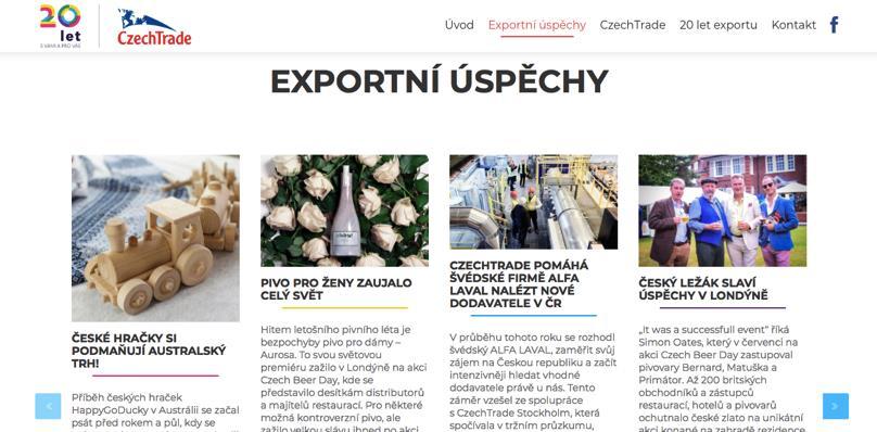 PODĚLTE SE O SVÉ PŘÍBĚHY PROPAGUJTE FIRMU V NÁMI REALIZOVANÝCH MÉDIÍCH ČESKÝ EXPORTÉR Měsíčník vycházející