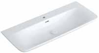 otvorem, povrchová úprava PflegePlus VIGWHITE1202 422305 Umyvadlo 120x49 cm se 2 otvory VIGWHITE1202P 422306 Umyvadlo 120x49 cm se