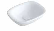 Umyvadla na desku Keramika WHITE VIGWHITE60AS 422321 Umyvadlová mísa 60x35 cm VIGWHITE60ASP 422322 Umyvadlová mísa 60x35 cm povrchová úprava Plus VIGWHITE60AA 422323 Umyvadlová mísa asymetrická,