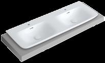 otvoru VIGWHITE120GOHP 422312 Umyvadlo na desku 120x49 cm bez otvoru, povrchová úprava Plus VIGWHITE120G 422303 Umyvadlo na desku 120x49 cm s 1 otvorem