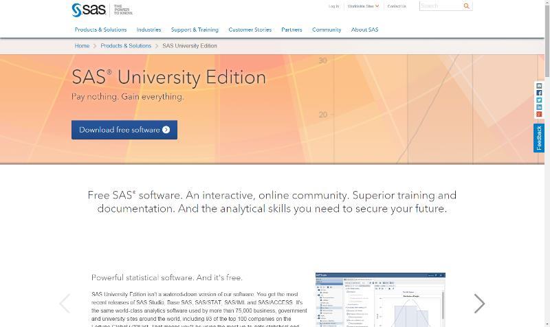 SAS University Edition http://www.sas.